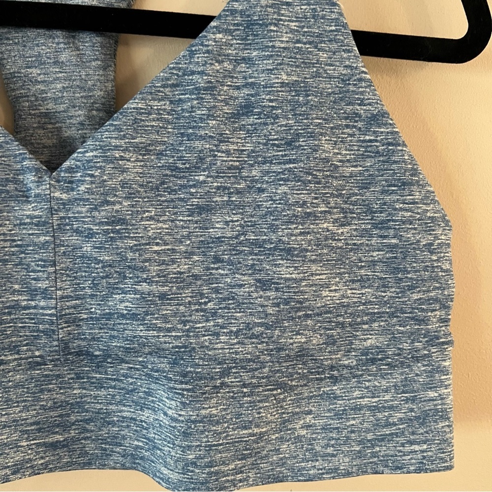 OFFLINE By Aerie The Hugger v Neck Sports Bra Ladies size xl Blue - Picture 2 of 6